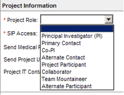 participant project roles image
