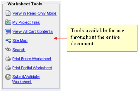 worksheet tools image